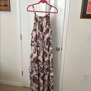 NWT Band of the Free Elegant Paisley Maxi Dress